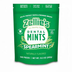 Zellie's spearmint mints 540-count pack for long-lasting fresh breath