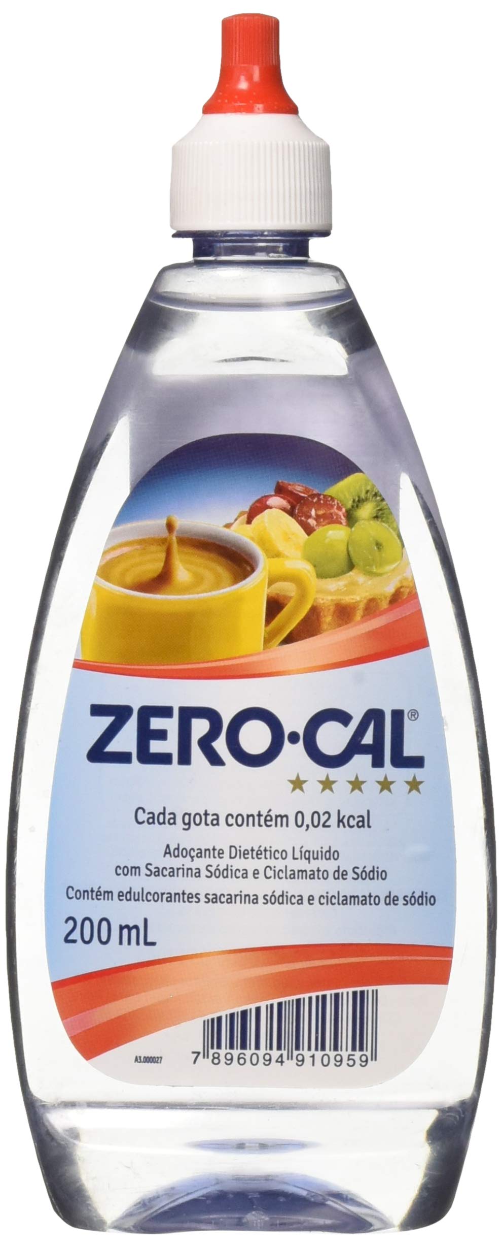 Zero Cal Sweetener Drops 200ml bottle for easy, calorie-free sweetness.