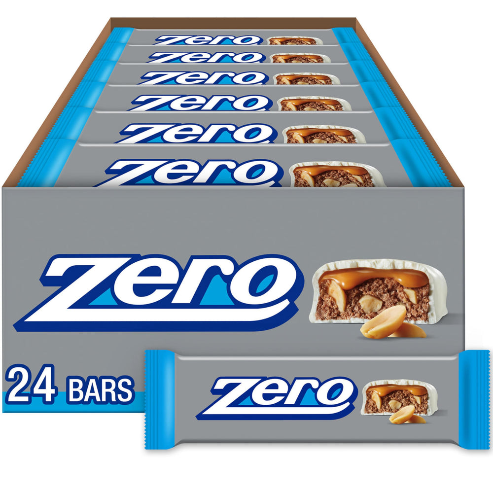 ZERO White Fudge Nougat Bars bulk box ready for party sharing