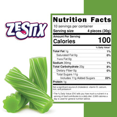 Zestix Australian-style licorice twists close-up highlights thick, chewy texture.