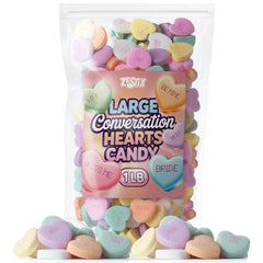 Zestix Conversation Hearts 1 lb bag with pastel messages for Valentine treats and gifting