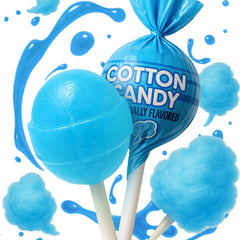 Individually wrapped blue lollipops by Zestix ensure freshness for sharing.
