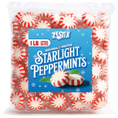 Zestix Starlight peppermint bulk bag front view for party displays.