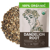 Zhivana Organics dandelion root tea loose bundle for a nutrient-dense cup