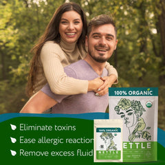Zhivana Organics harvested nettle leaves image highlights hand-picking for premium quality