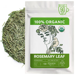 Zhivana Organics rosemary leaf loose, ideal for tea and seasoning.