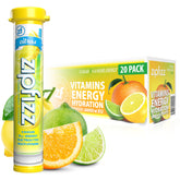 Zipfizz citrus powder packet ready to mix for a sugar-free energy boost
