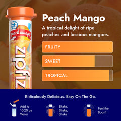 Zipfizz on-the-go stick pack shown for convenient fueling.