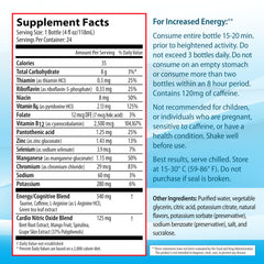 Zipfizz label close-up highlighting B12 and nitric oxide blend