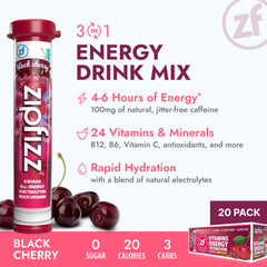 Zipfizz tubes in a travel bag for convenient hydration and vitamins