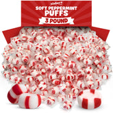 Zisbers Soft Peppermint Puffs bag full view for bulk party favors