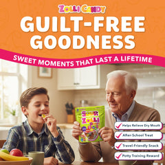 Zolli Drops xylitol-erythritol blend promotes balanced mouth after meals.