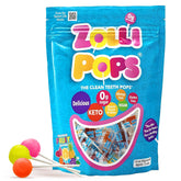 Zollipops Clean Teeth Pops pack front with bright kid-friendly design.