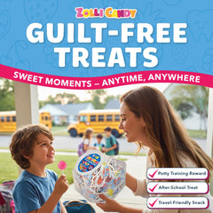 Zollipops dye-free formula supports allergy-friendly sugar-free candy.