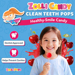 Zollipops individually wrapped packaging for easy on-the-go enjoyment.