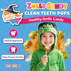 Zollipops natural fruit flavors provide a tasty, sugar-free snacking option.