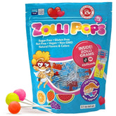 Zollipops Valentine Pack bundle shows colorful dye-free, sugar-free lollipops for clean teeth smiles.