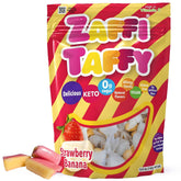 Zollipops Zaffi Taffy bag front showing dye-free sugar-free candy for kids