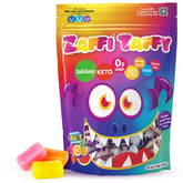 Zollipops Zaffi Taffy Halloween pack promotes clean teeth after treats.