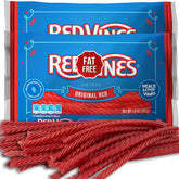 ZompoZ RedVinnes red licorice bulk in a two-pack for sharing