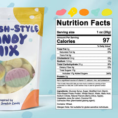 Zontixyrl Swedish Candy Mix bars—soft, chewy bites perfect for snack breaks.