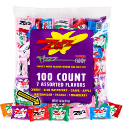 Zotz Fizzy Candy assorted bulk pack for parties and sharing