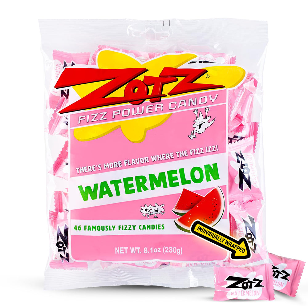Zotz Fizzy Old Fashioned Candy bag with 46 pieces for nostalgic snacking.