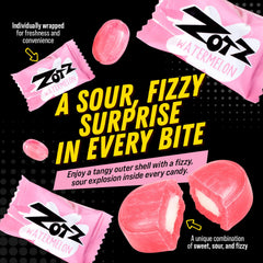 Zotz individually wrapped pieces keep freshness for on-the-go snacking.