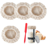 ZUAWAE sourdough cover with elastic opening for secure jar fit and air flow