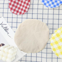 ZUAWAE sourdough starter jar cover in stylish fabric options
