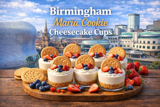 No-bake Birmingham Maria cookie cheesecake cups made with creamy coconut pantry staples from BoroPantry