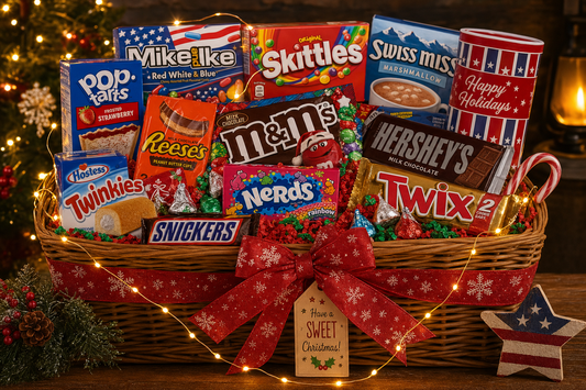 Christmas American Candy & Sweets Hampers UK