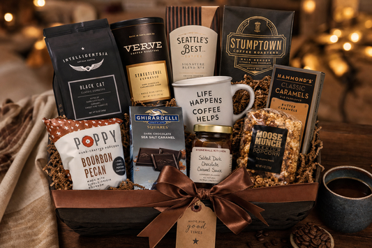 Mother's & Father's Day: American Snack & Coffee Hampers UK