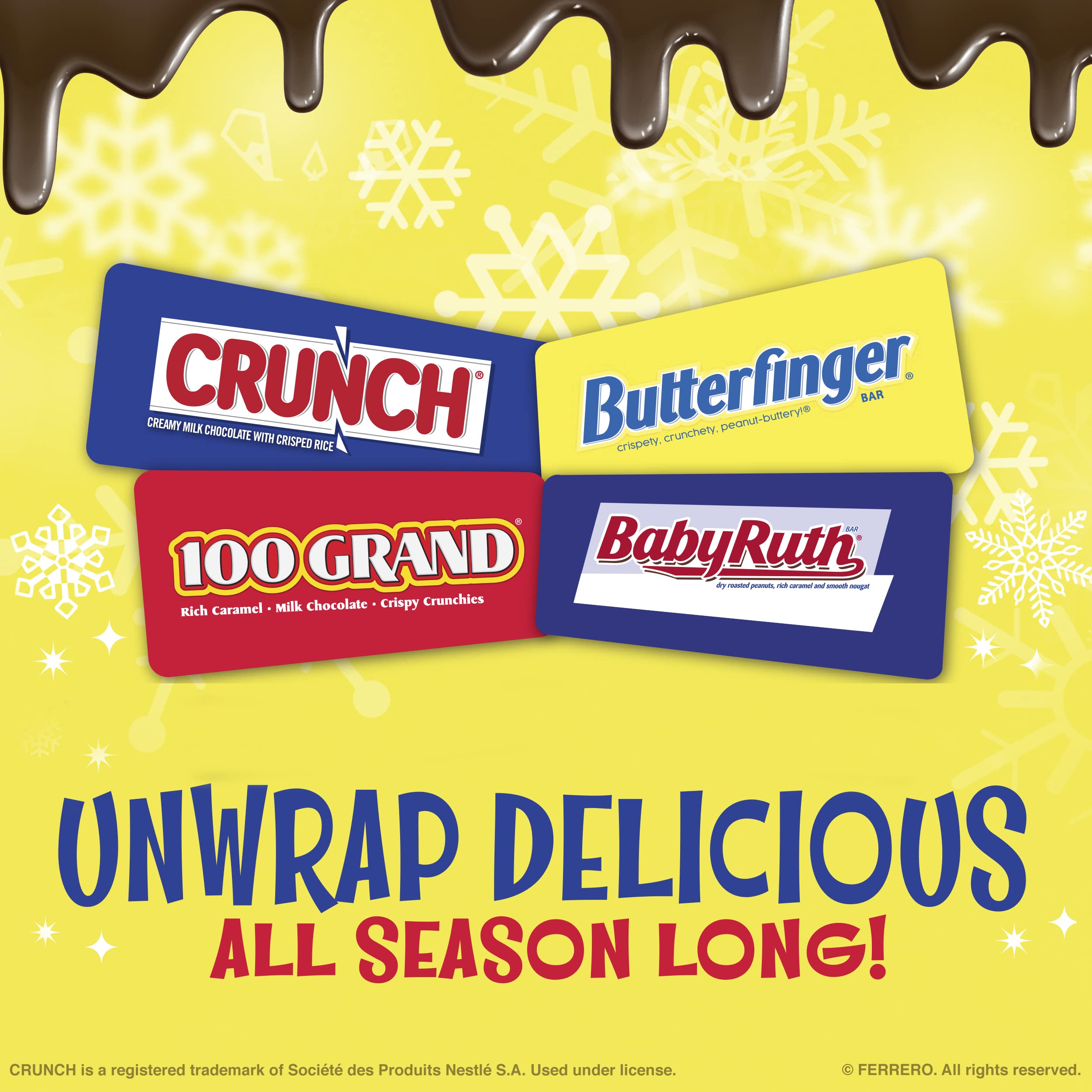 100 Grand bars in a lunchbox, portable treat for midday energy.
