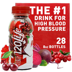 120LIFE Blood Pressure Support bottle shown for daily wellness ritual