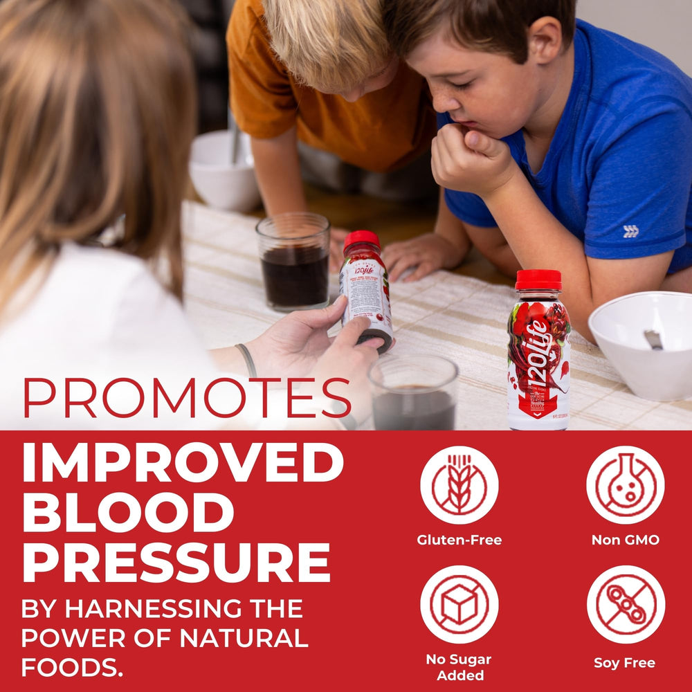 120LIFE Hibiscus Juice bottle captures refreshing flavor and natural hydration benefits.
