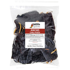 1400S SPICES ancho chili whole peppers for rich chili and enchiladas