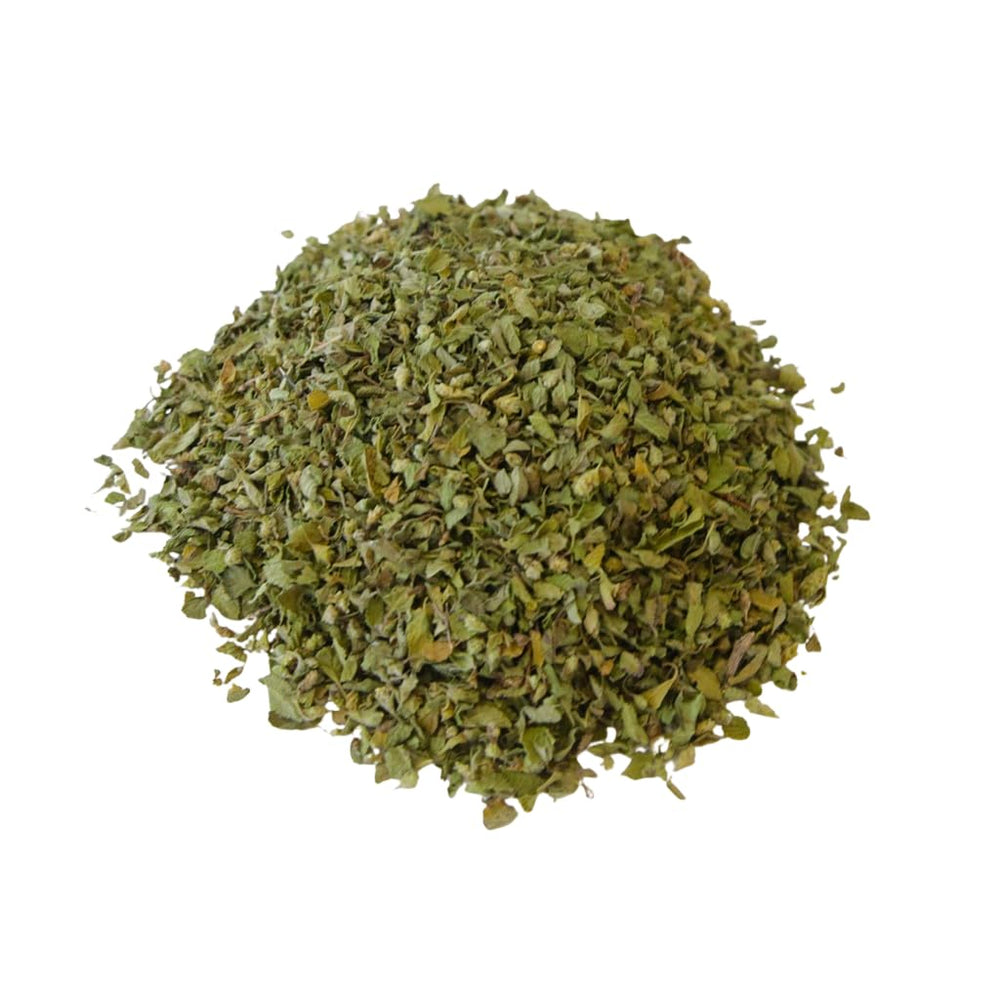 1400S SPICES oregano closeup jar showing vibrant aroma for tacos and salsas
