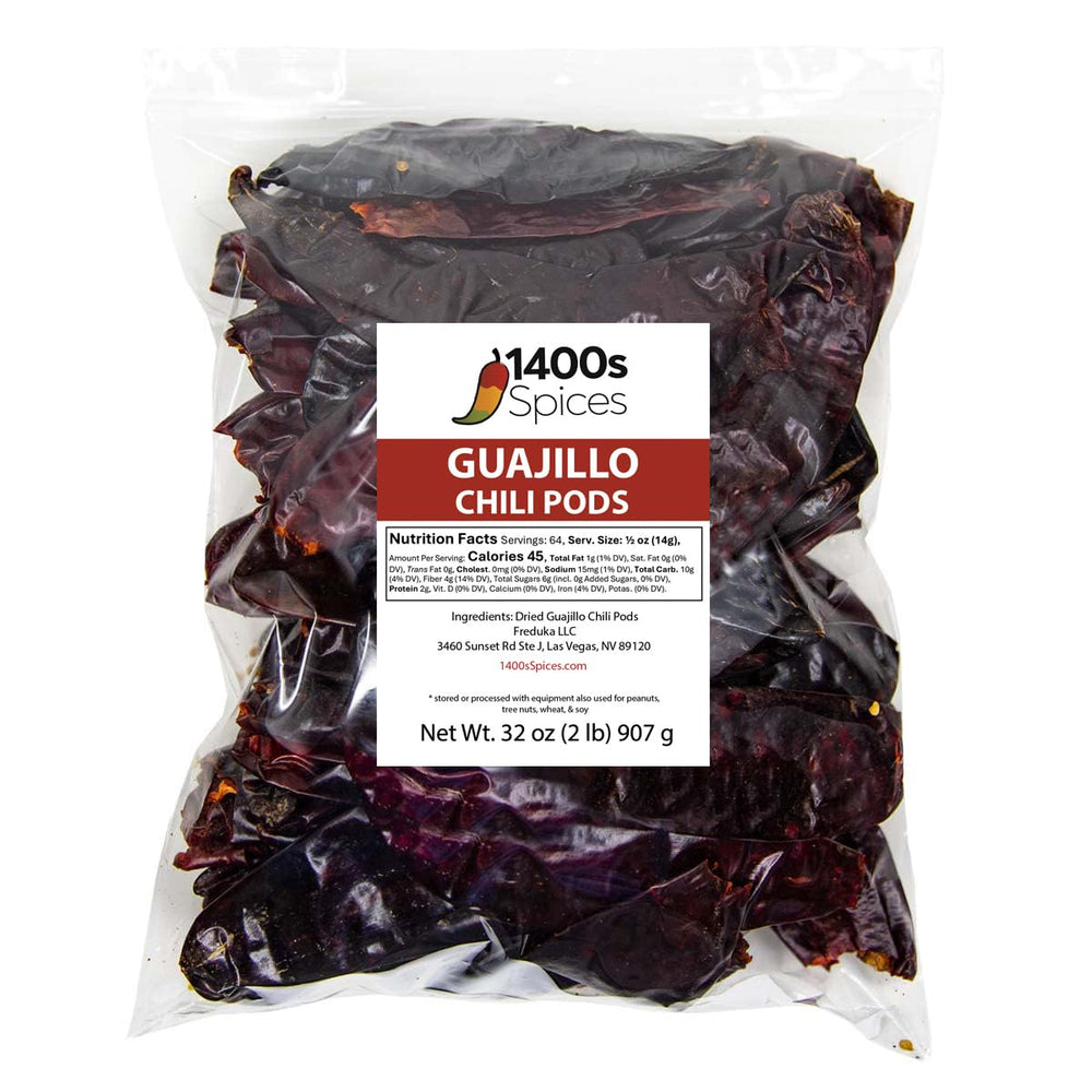1400S Spices guajillo stemless bulk peppers for smoky salsas