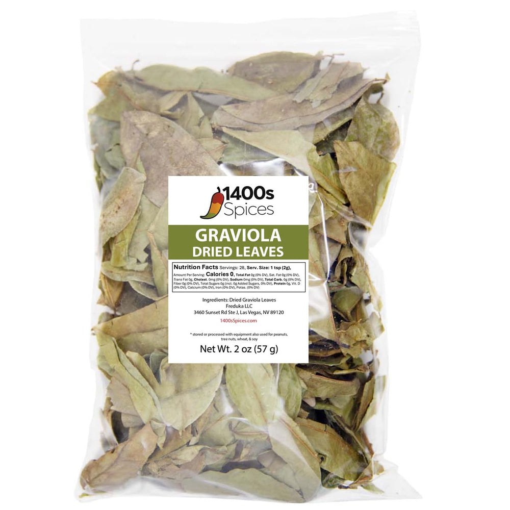 1400S SPICES soursop tea leaves bundle with rich aroma for a hot brew