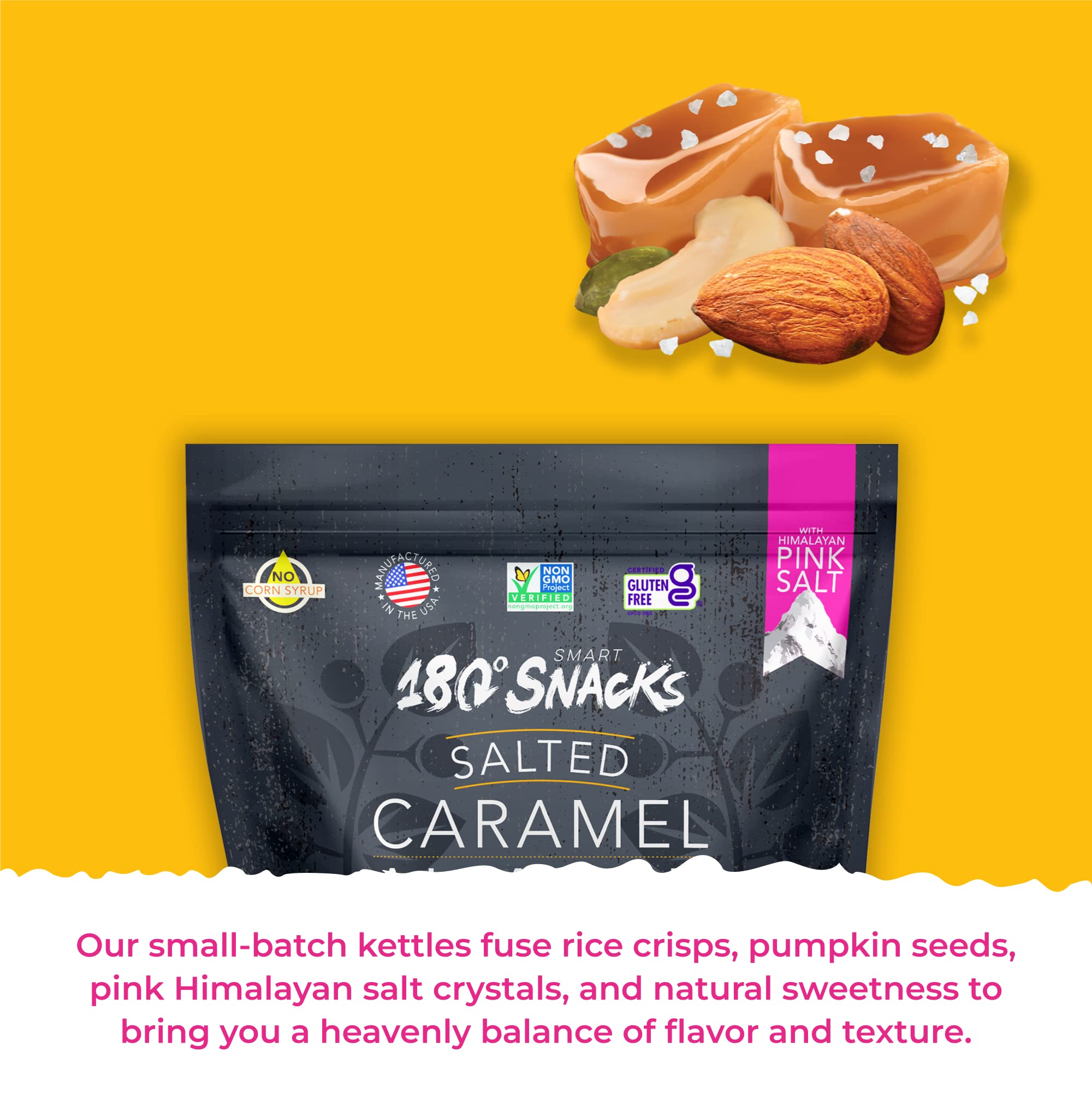 Pink Himalayan salt crystals close-up suggesting natural flavor enhancement