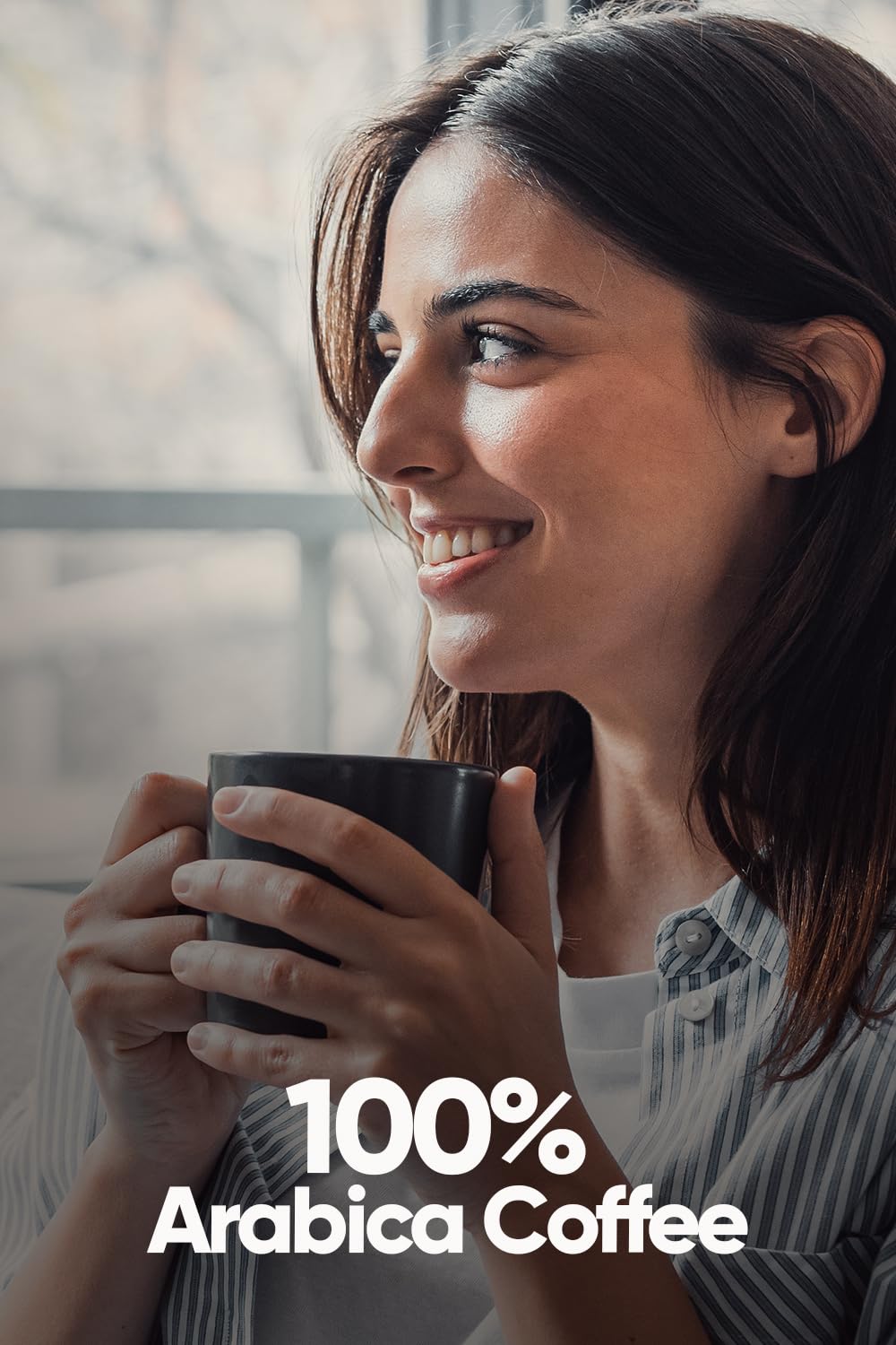 Café 1820 Classic aroma-steam rising from cup signals bold flavor