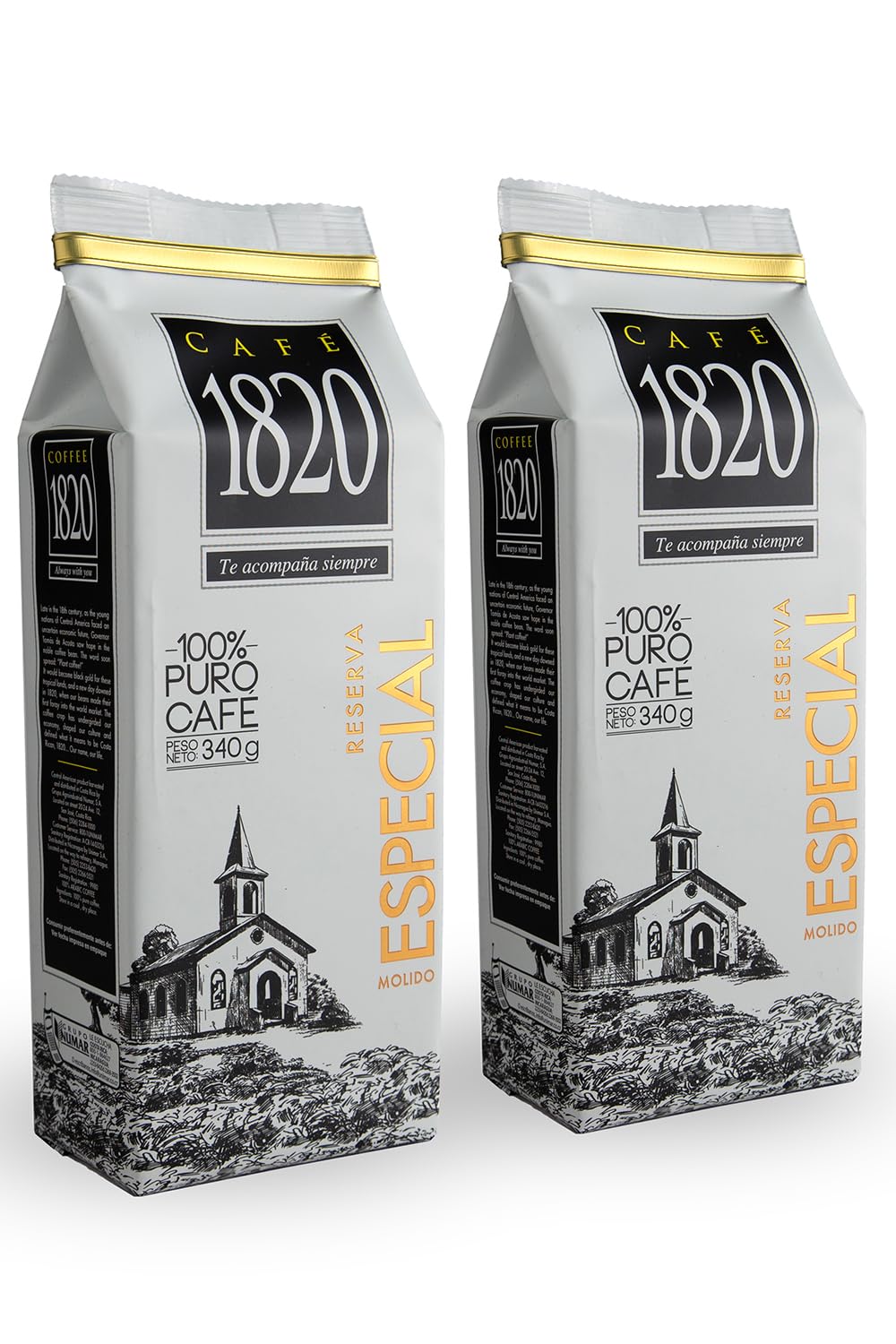 1820 Special Reserve coffee beans close-up, premium aroma and flavor