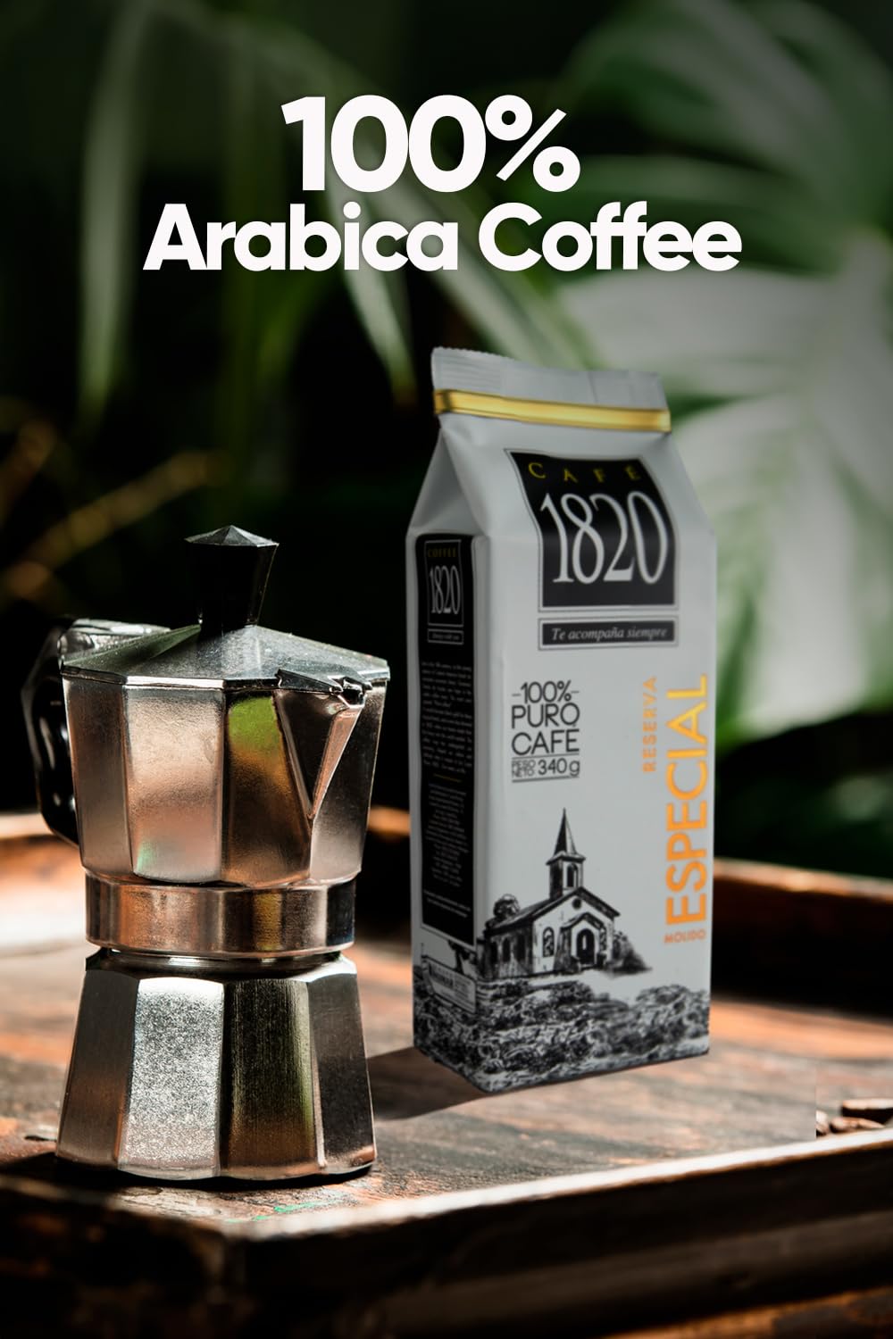 1820 Special Reserve ground coffee pack, 12 oz, freshness preserved