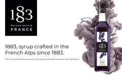 Coffee latte with 1883 Lavender Syrup offering fragrant twists for morning drinks