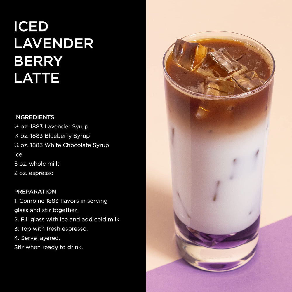 Lemonade with 1883 Lavender Syrup as a refreshing mixer