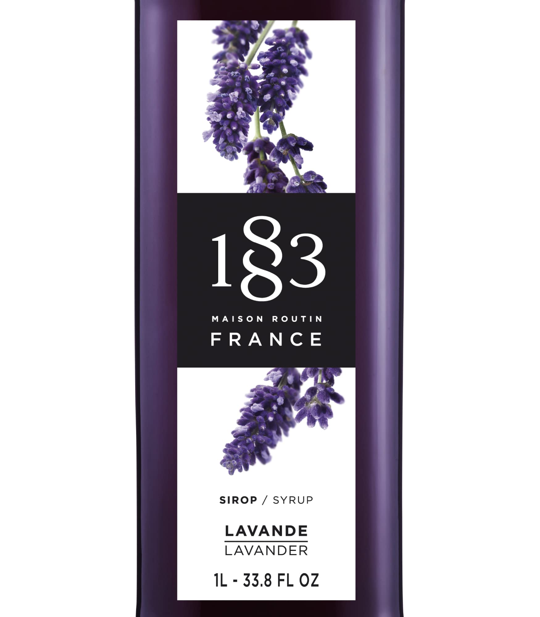 Pouring 1883 Lavender Syrup demonstrates balanced sweetness for beverages