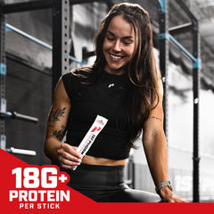 1st Phorm Meat Sticks Gluten-free no MSG or nitrates label.