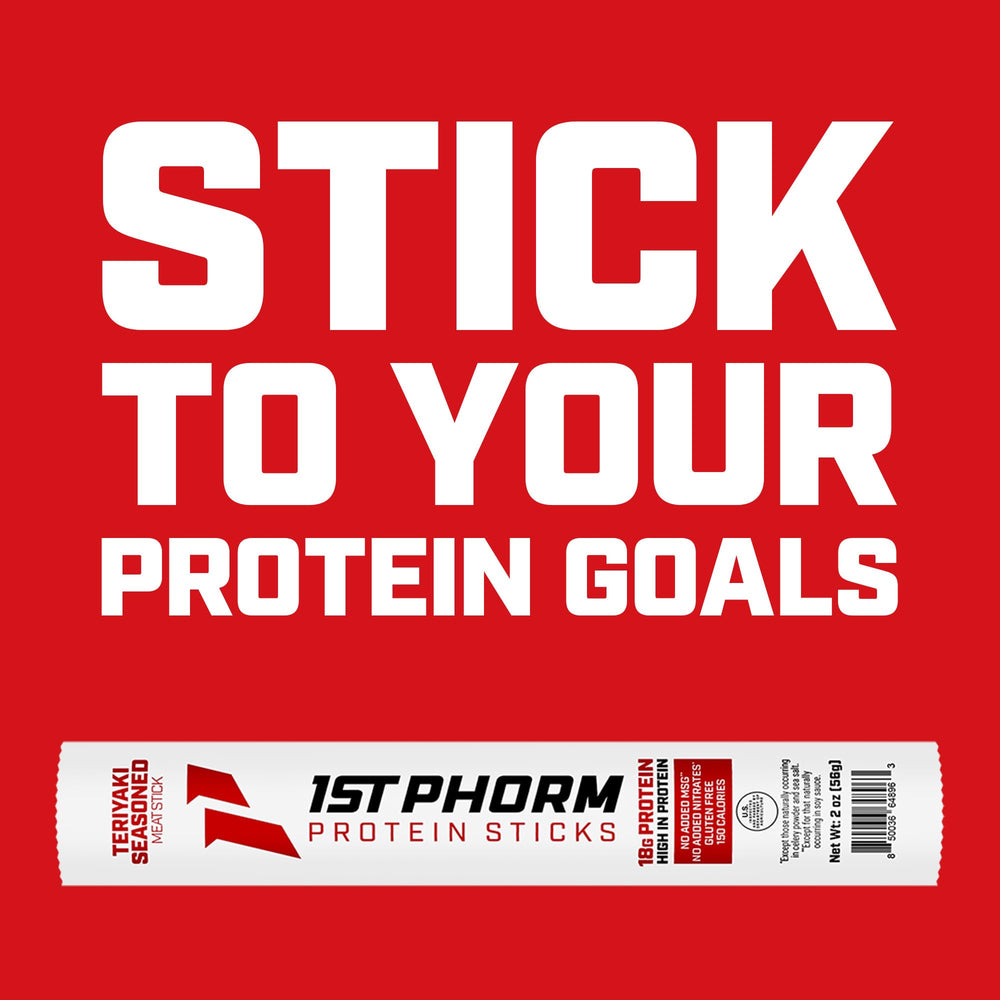 1st Phorm Meat Sticks on-the-go travel box 15-count.