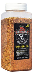 2 Gringos Chupacabra Original Seasoning bottle front, bold Texas flavor ready for grilling.